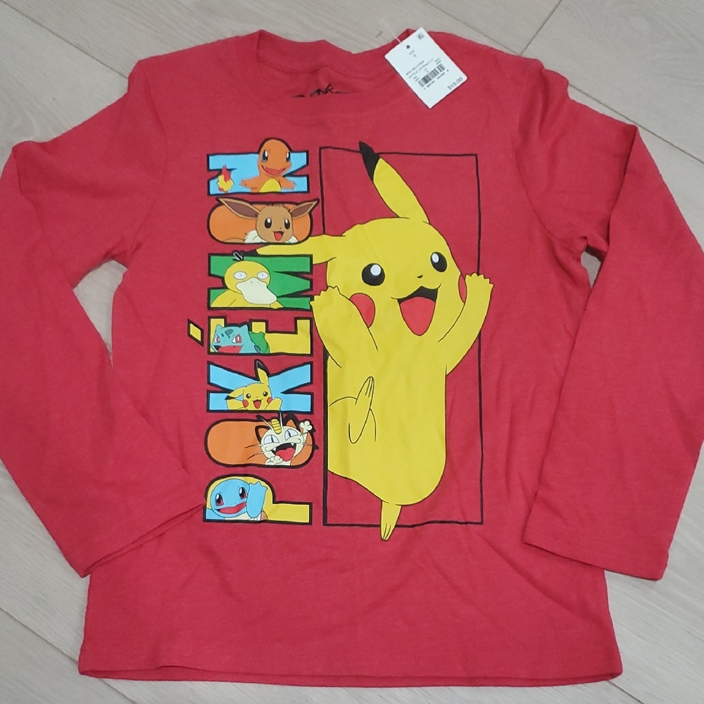 Red Kids Long Sleeve Shirt